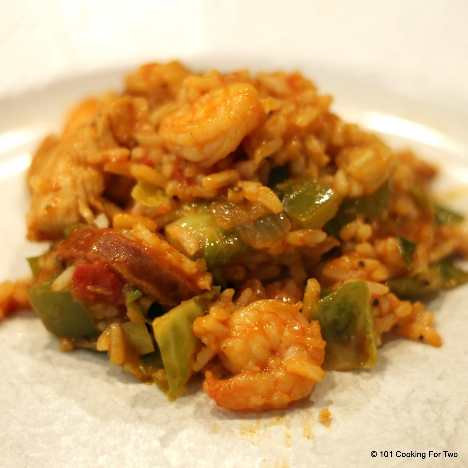 Spicy Three Meat Jambalaya | 101 Cooking For Two