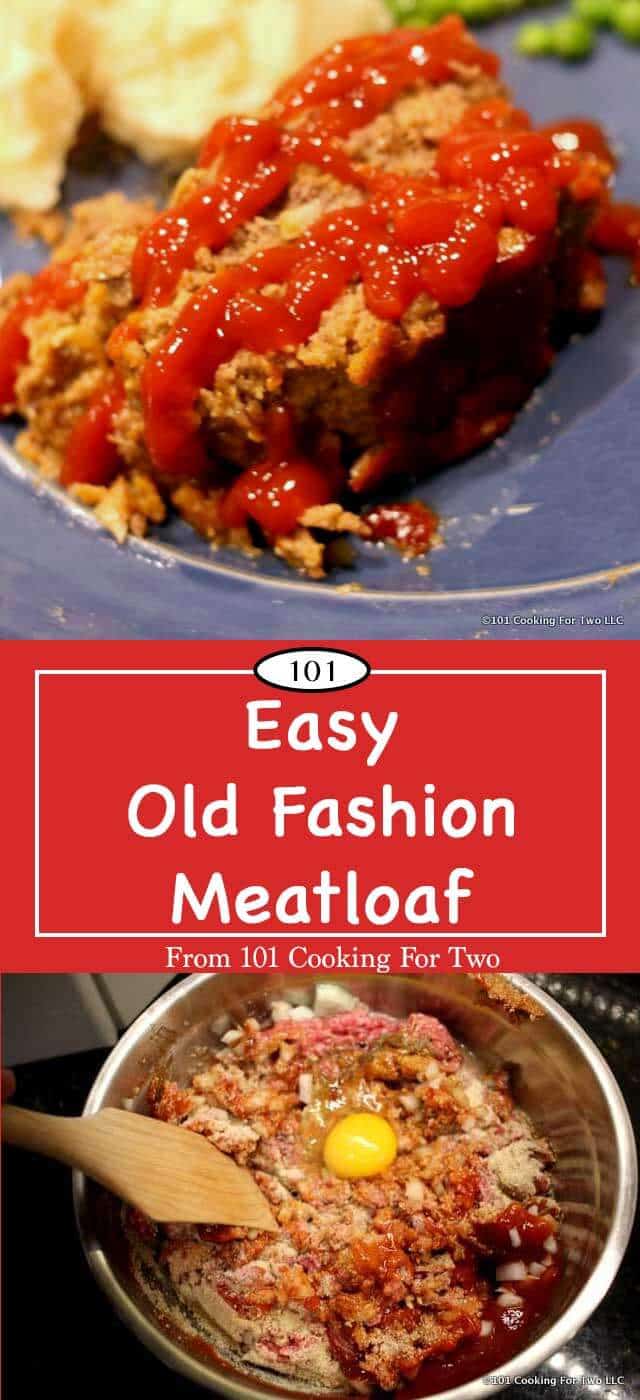 Old-Fashioned Meatloaf for Two