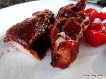 Grilled Boneless Country Style Pork Ribs with Simple Rub from 101 Cooking For Two