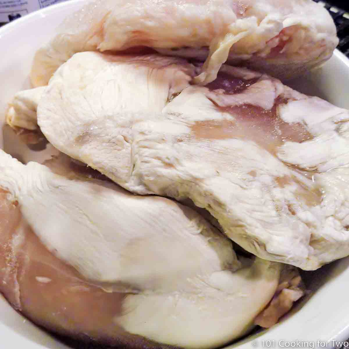 First, start by bringing your water to a boil. How To Restore Over Brined Chicken . Freezer Burnt Chicken Breasts Rescue Shredded Mexican 101 Cooking For Two