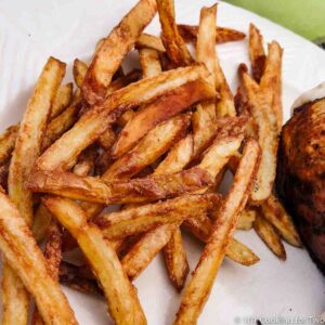 French Fries on white plate