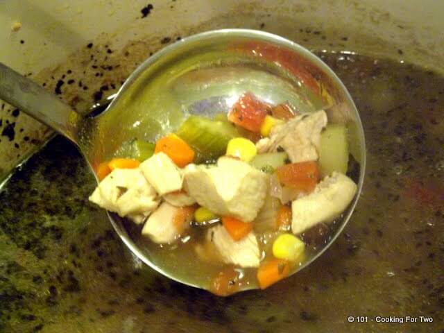Tortilla Chicken Vegetable Soup Quick Tortilla Chicken Vegetable Soup from 101 Cooking For Two