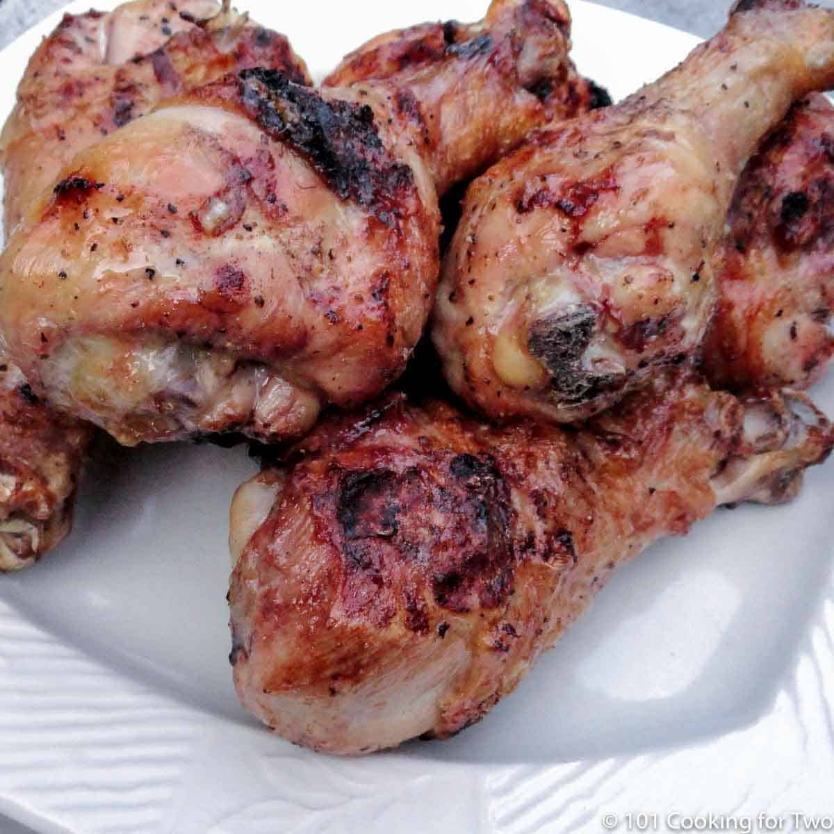 Grilled BBQ Chicken Legs ⋆ Real Housemoms