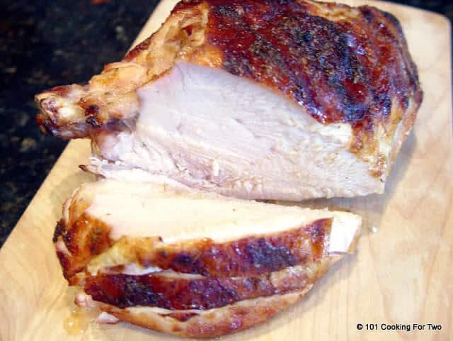 Grilled Brown Sugar Rubbed Turkey Breast from 101 Cooking For Two