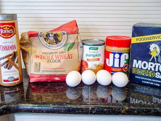 image of eggs, flour, punpkin and other ingredients