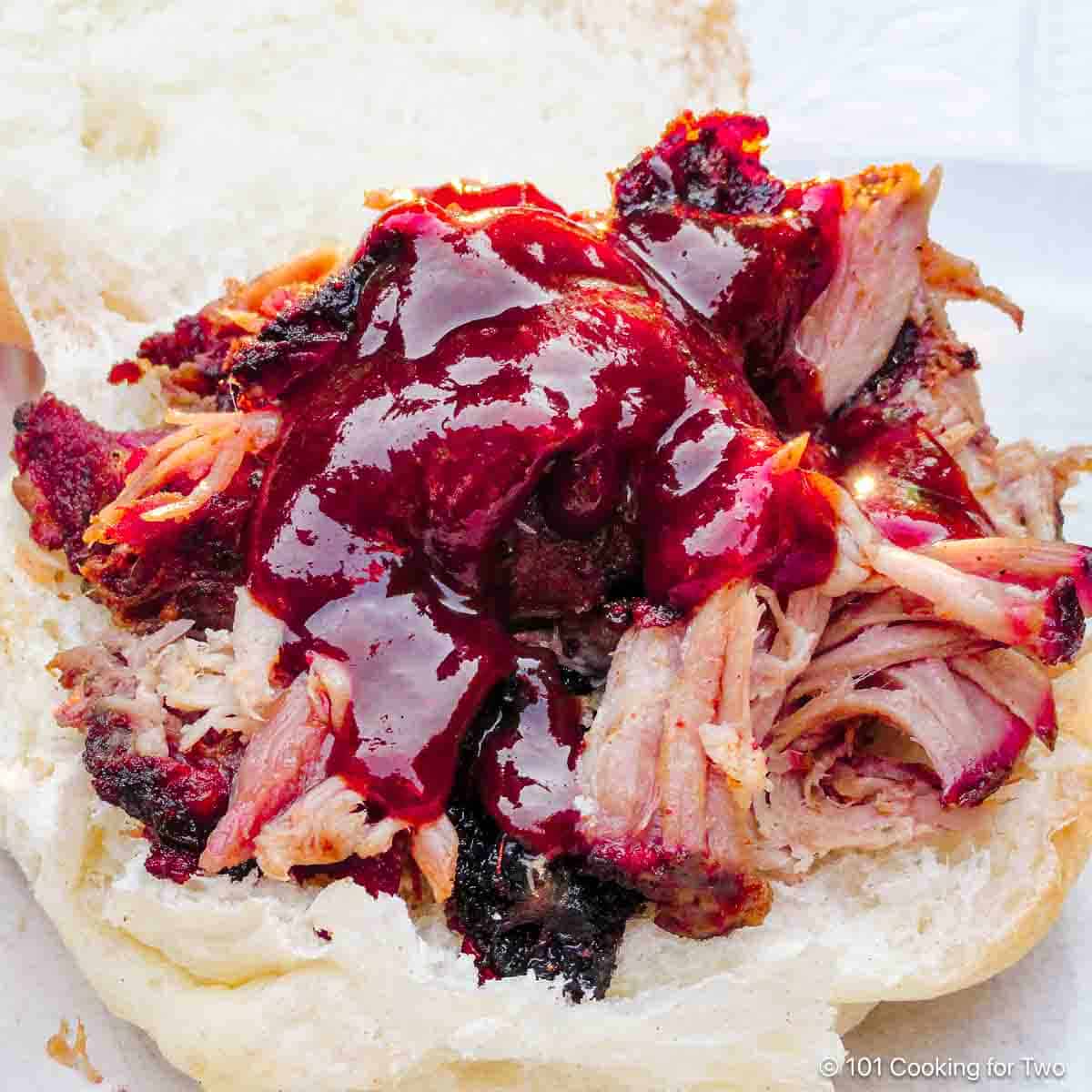 Smoked Pulled Pork Butt on a Gas Grill