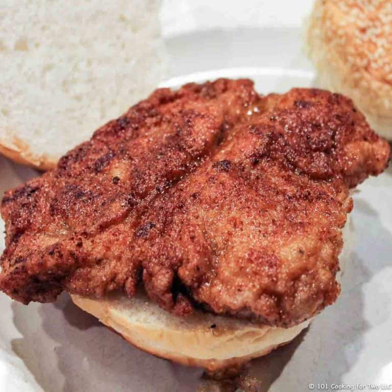 fried pork tenderloin on bun
