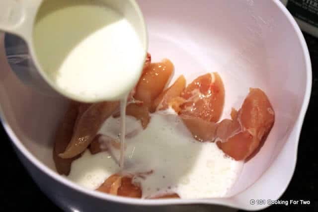 soak in buttermilk