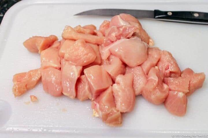 trimmed chicken breasts