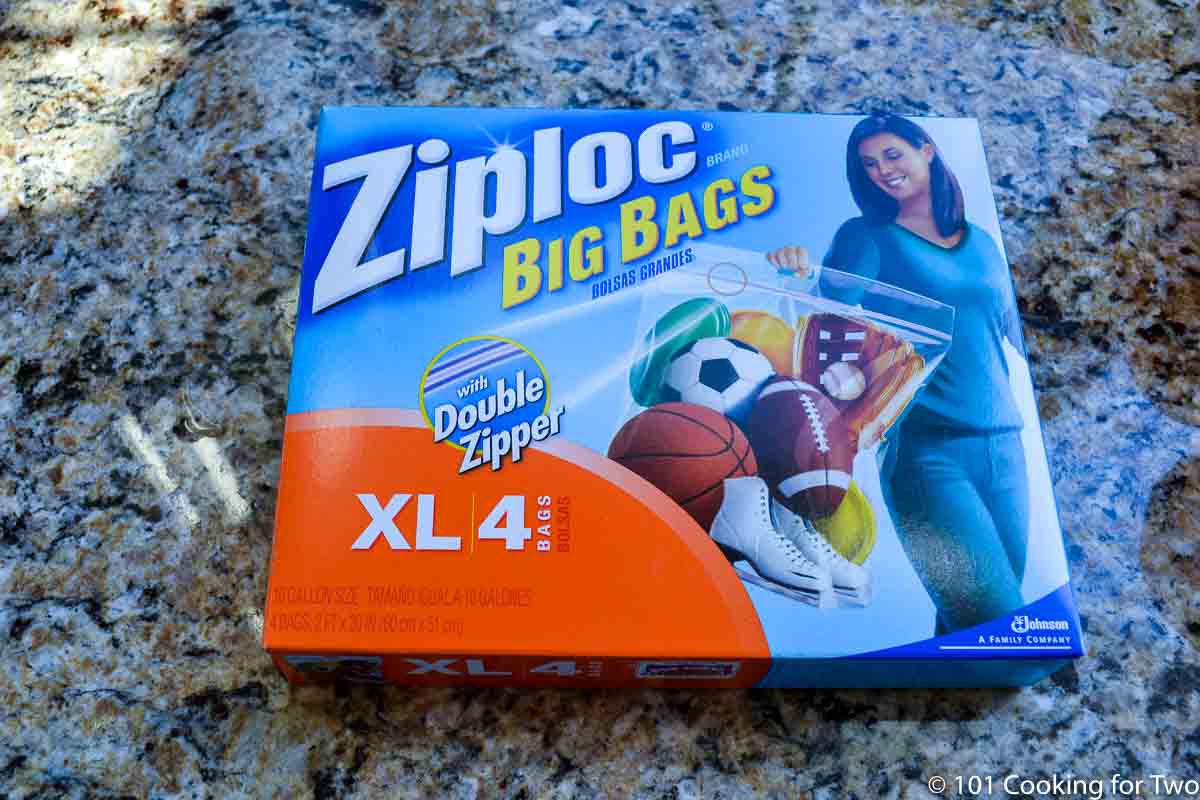 a box of very large food bags
