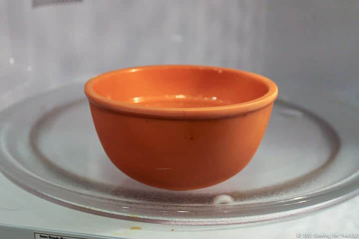 bowl in microwave
