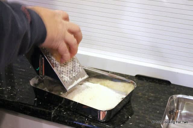 shred the Parmesan
