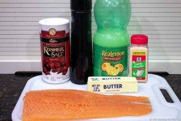 Salmon with seasonings