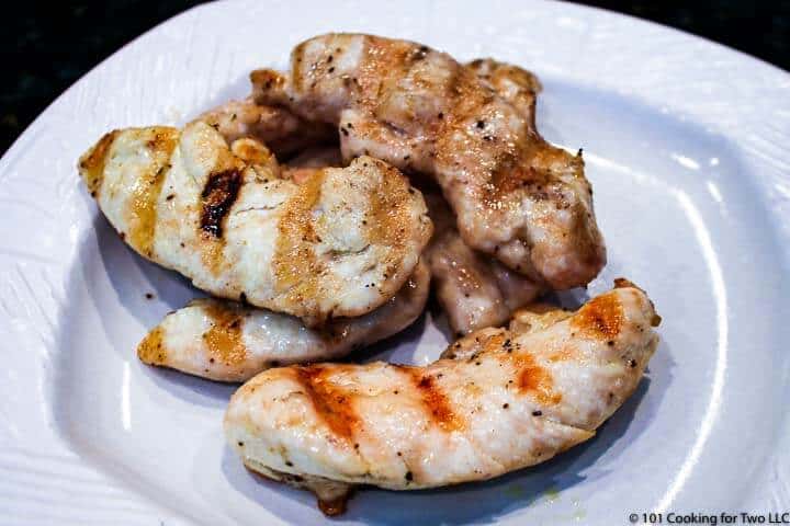 chicken tenders on plate