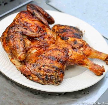 Grilled Butterflied Whole Chicken—AKA Spatchcocked Chicken - 101 ...