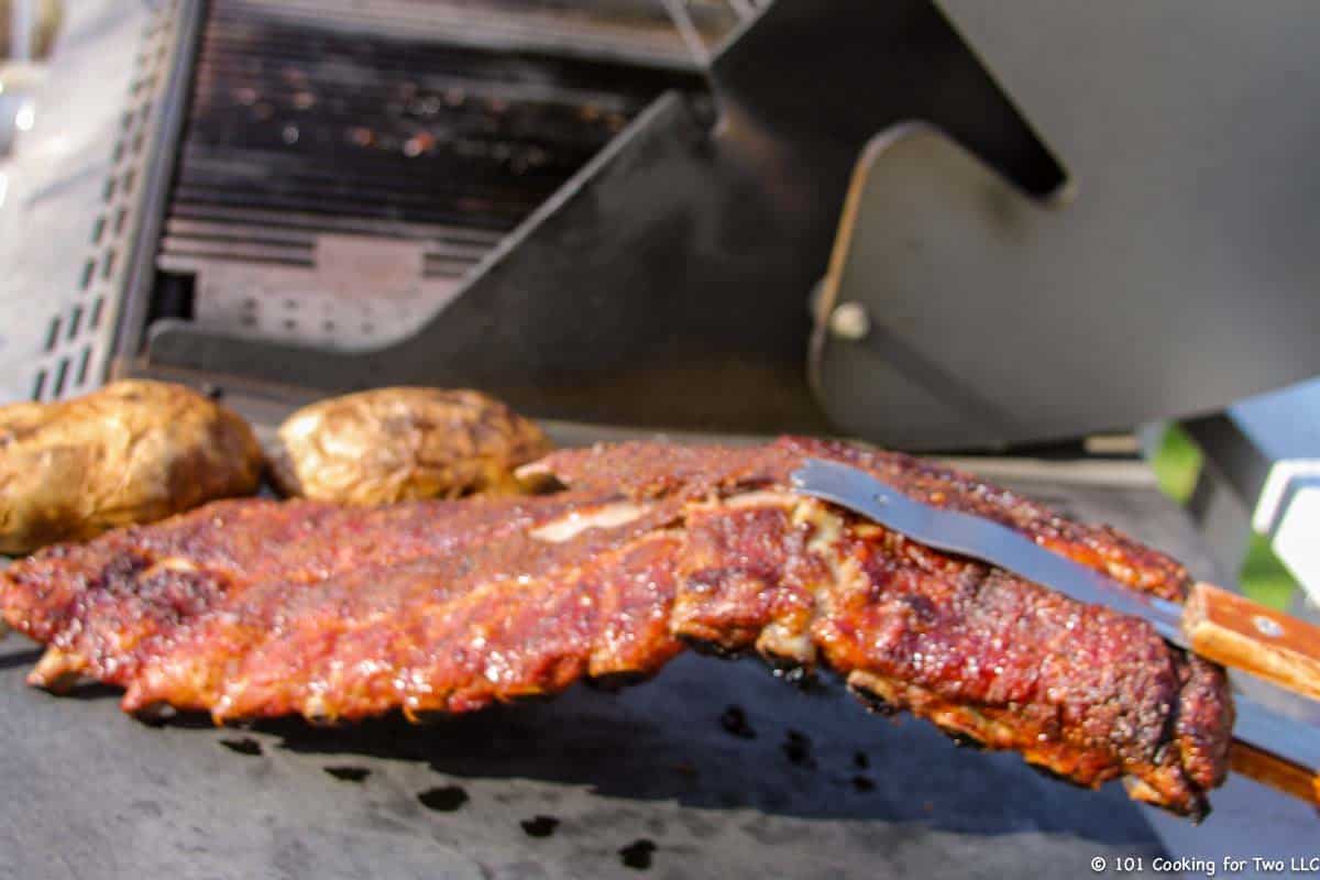 ribs breaking when picked up with tongs
