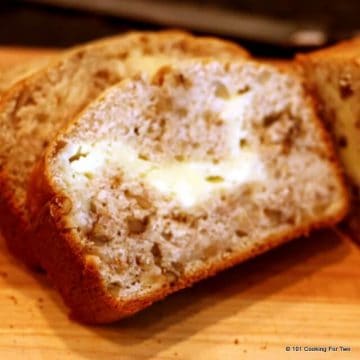 Cream Cheese Filled Banana Bread from 101 Cooking for Two
