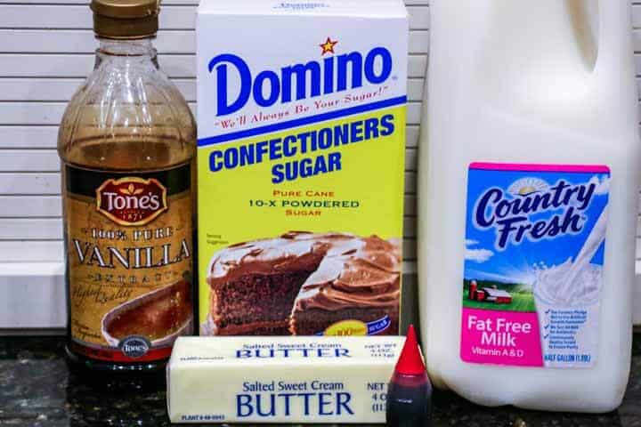 common ingredients for frosting