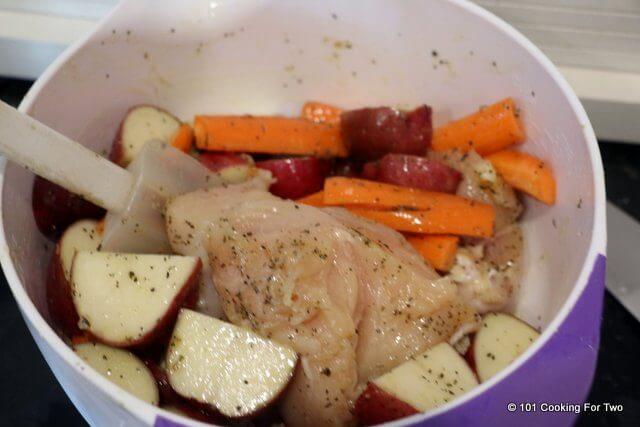 Easy Roasted Chicken Breasts With Carrots And Potatoes 101 Cooking