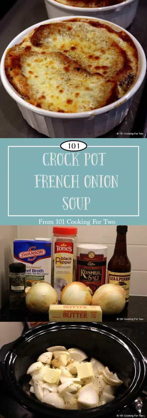 Easy Crock Pot French Onion Soup | 101 Cooking For Two