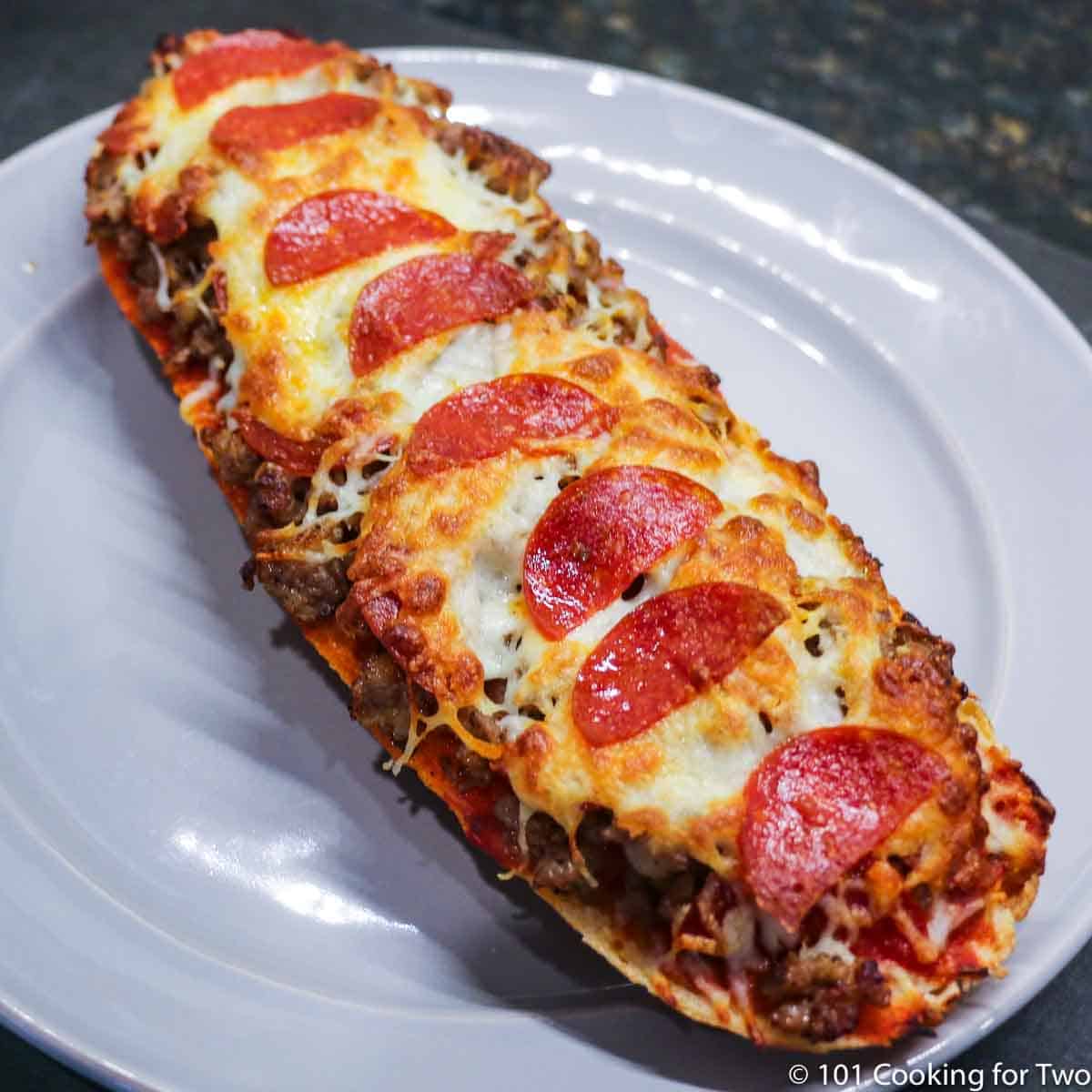 Easy Air Fryer French Bread Pizza - Sustainable Cooks