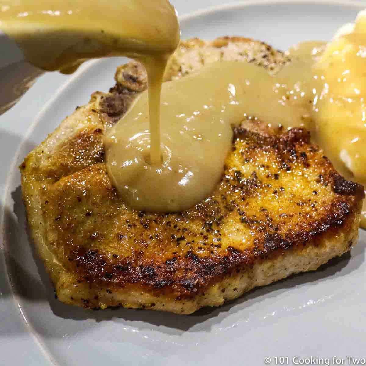 Fried Pork Chops With Gravy 101 Cooking For Two