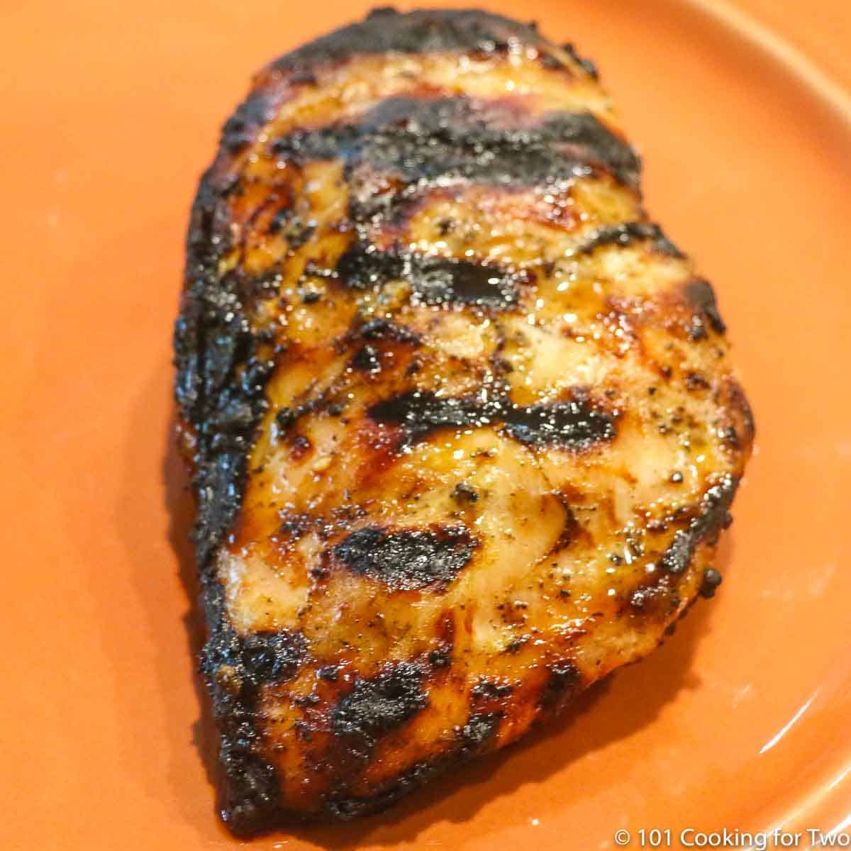 Grilled boneless chicken breast