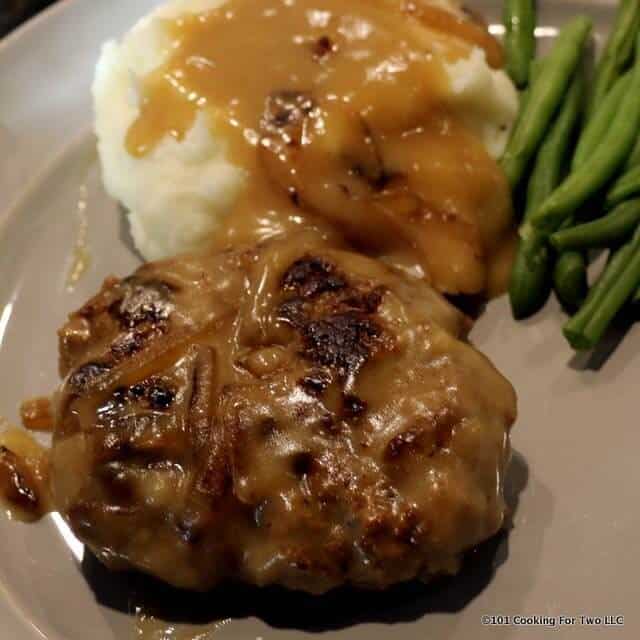 Old Fashion Salisbury Steak with Onion Gravy | 101 Cooking For Two
