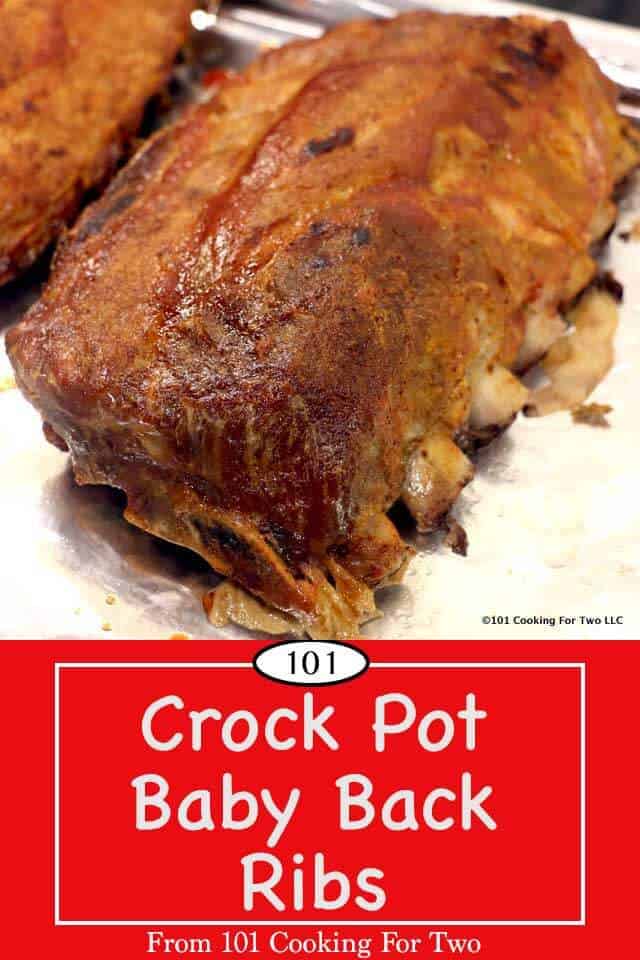 Crock Pot Baby Back Ribs | 101 Cooking For Two
