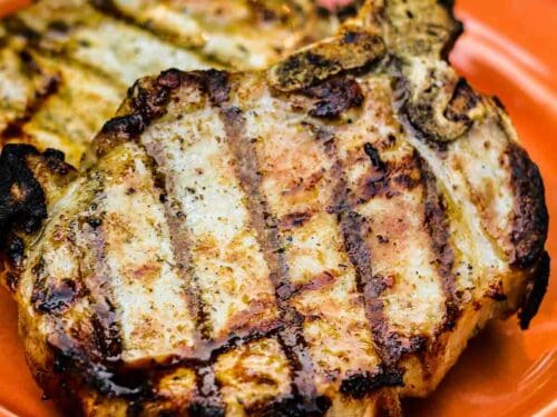 How To Grill Pork Chops On A Gas Grill 101 Cooking For Two
