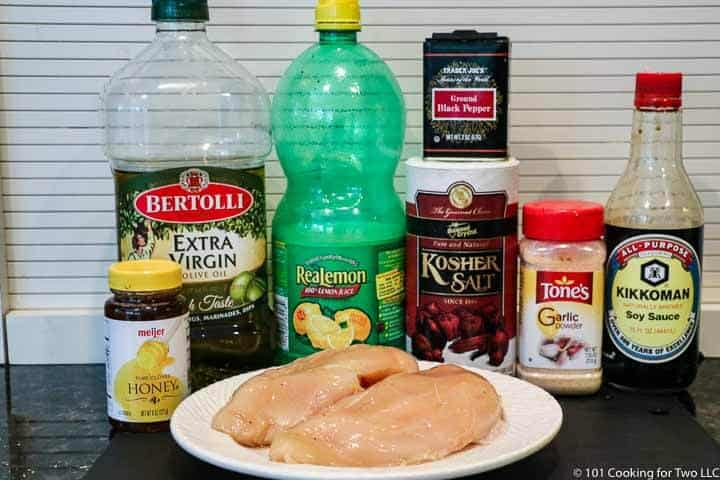 chicken breast and honey glaze ingredients