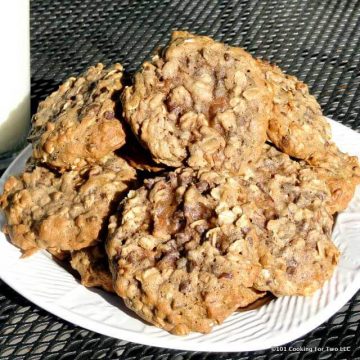 Healthy Breakfast Cookies - Chocolate Chip Oatmeal from 101 Cooking for Two