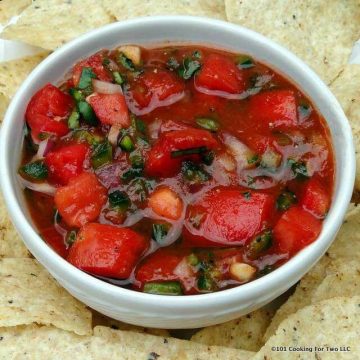 Easy Homemade Salsa from 101 Cooking for Two