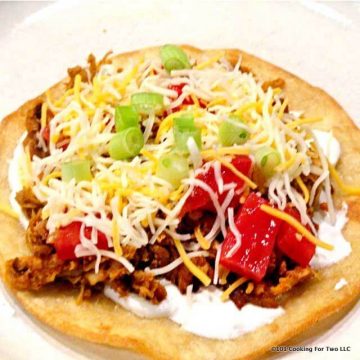 Spicy Pork Tostadas de Tinga from 101 Cooking for Two