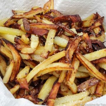 Grilled French Fries in a bowl