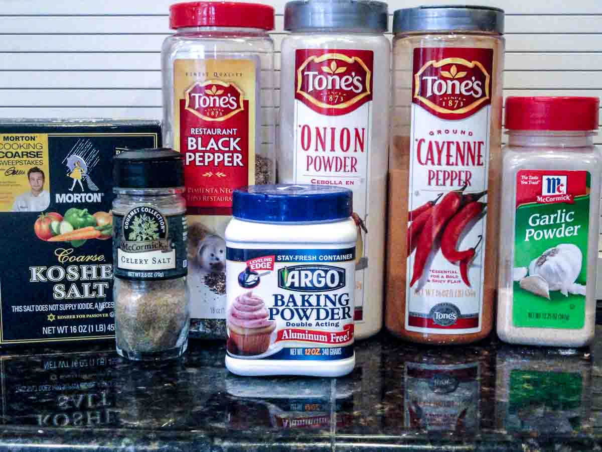 spices for crispy chicken breasts.