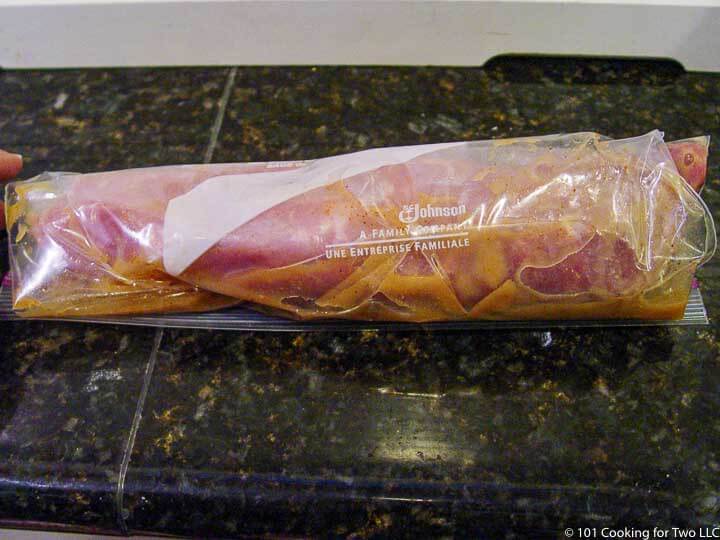 potk tenderloin sealed in bag