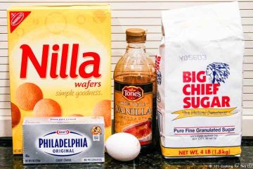 ingredients for cheesecake cupcakes