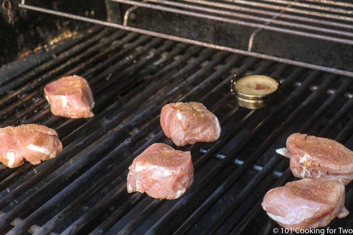 medalions on grill surface.