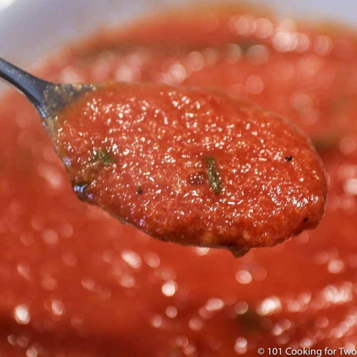 spoonful of tomato soup