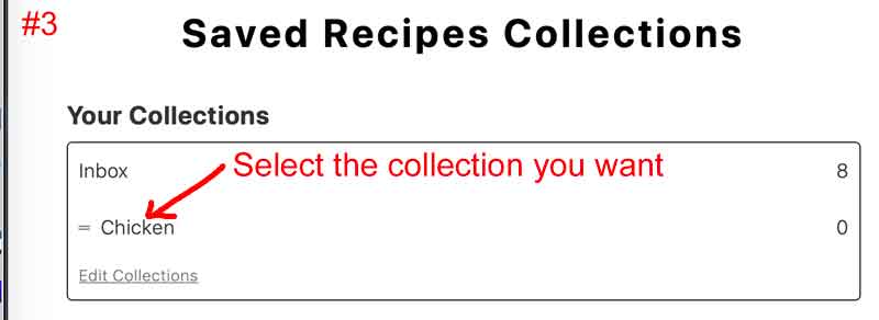 image of recipe collection usage #3