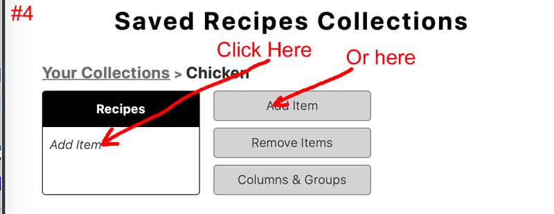 image of recipe collection usage #4