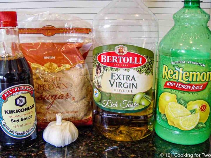 marinade ingredients for chicken.