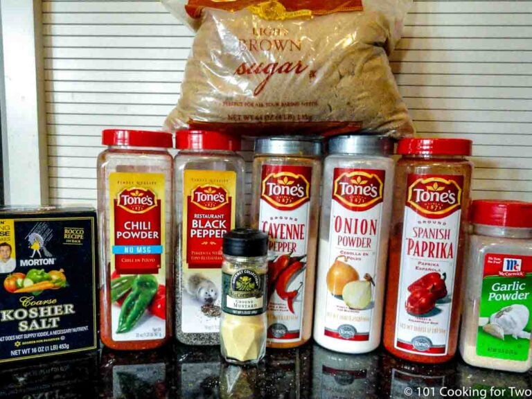 ingredients for Memphis rub