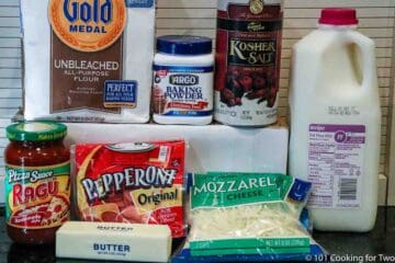 ingredients for biscuit pizza