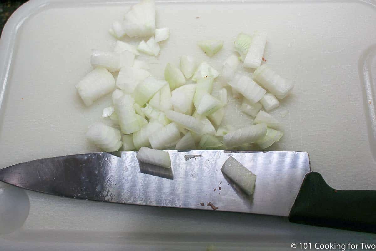 chopped onion on a white board-3