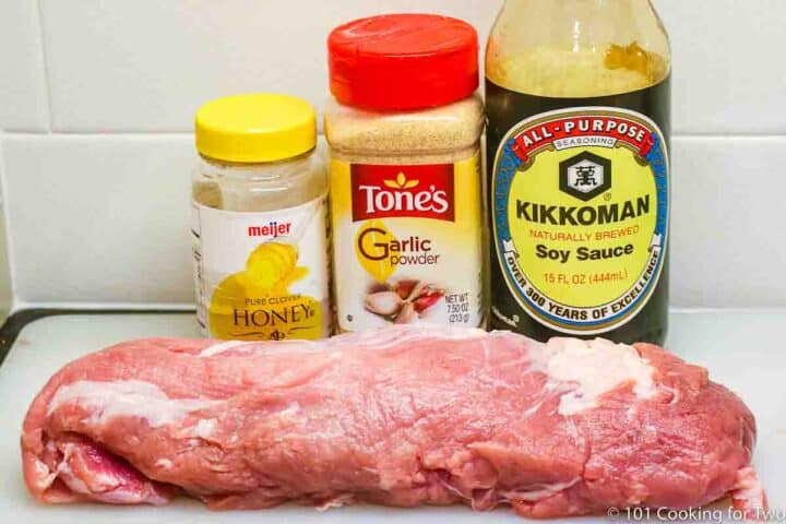 pork tenderlioin with garlic and honey
