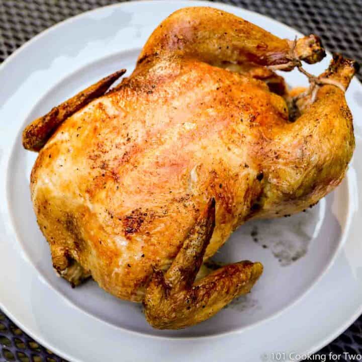 Grilled Whole Chicken without Spatchcocking