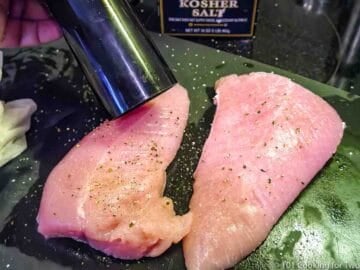 adding pepper to turkey tenderloins