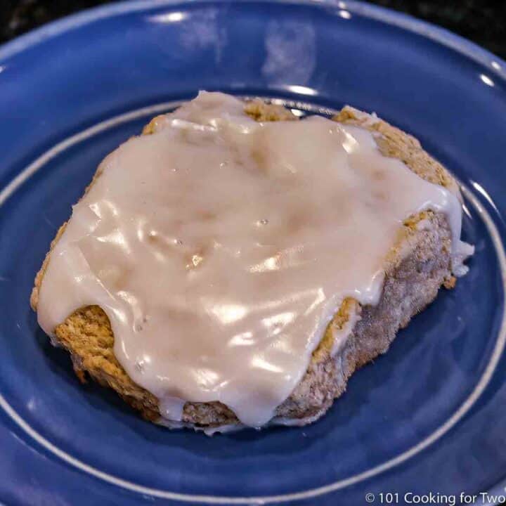 Cinnamon Biscuits with Vanilla Frosting